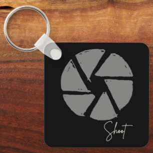 Photographer Design Vintage Aperture Retro Camera Keychain