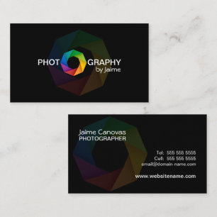 Photographer Design with Shutter Business Card