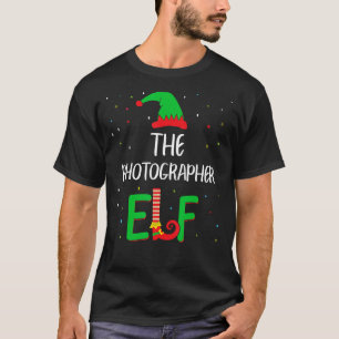 Photographer Elf Family Matching Christmas Pjs Fun T-Shirt