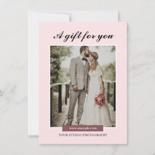 Photographer Gift Certificate Template