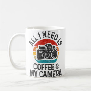 Photographer Gift Coffee Camera Funny Vintage Pho Mug