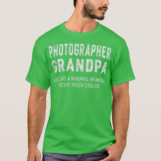 Photographer Grandpa Gifts For Grandpa Men  T-Shirt