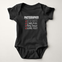 Photographer Life - Funny Photography Checklist