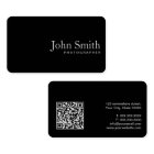 Photographer Minimalist Black QR Code