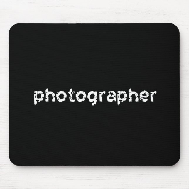 Photographer Mouse Pad (Front)