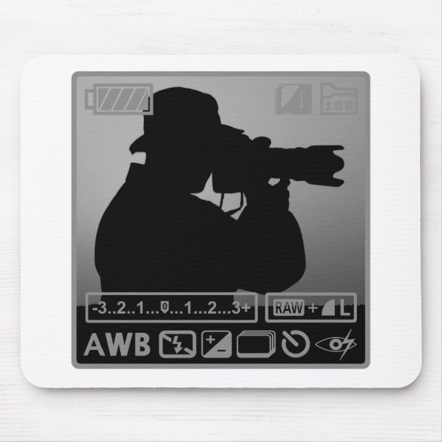 Photographer Mouse Pad (Front)
