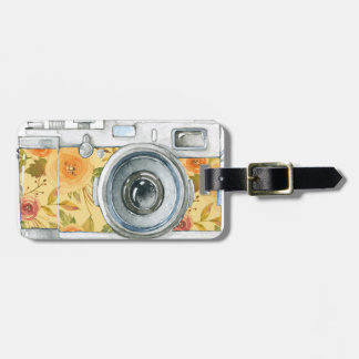 Photographer on Duty vintage camera design Luggage Tag