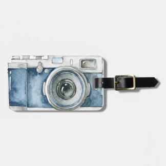Photographer on Duty vintage camera design Luggage Tag
