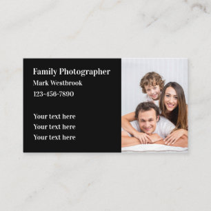 Photographer Photo Template Business Cards
