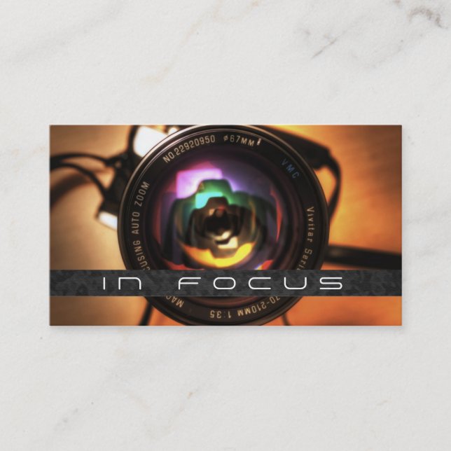 Photographer, Photography Business Card (Front)