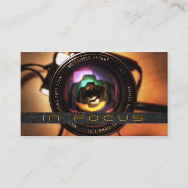 Photographer, Photography Business Card (Front)
