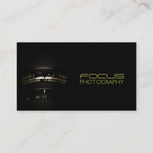 Photographer,Photography, Camera Business Card