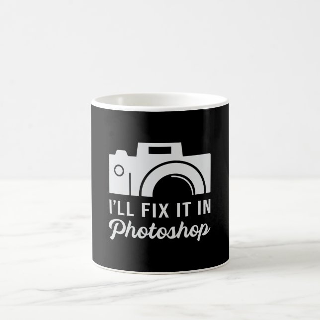 Photographer Photography Lens Camera Funny Gift Coffee Mug (Center)