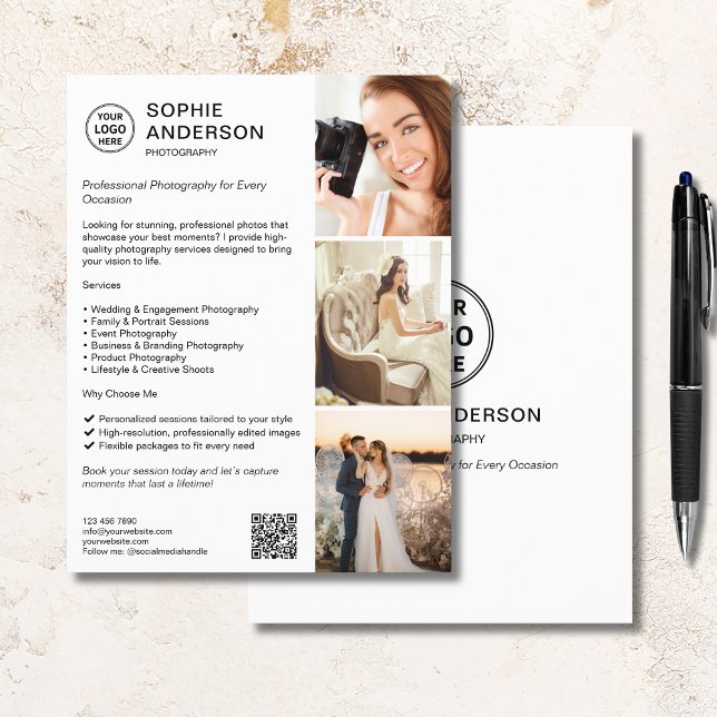 Photographer Professional Photography Business  Flyer (Photographer Professional Photography Business Flyer)