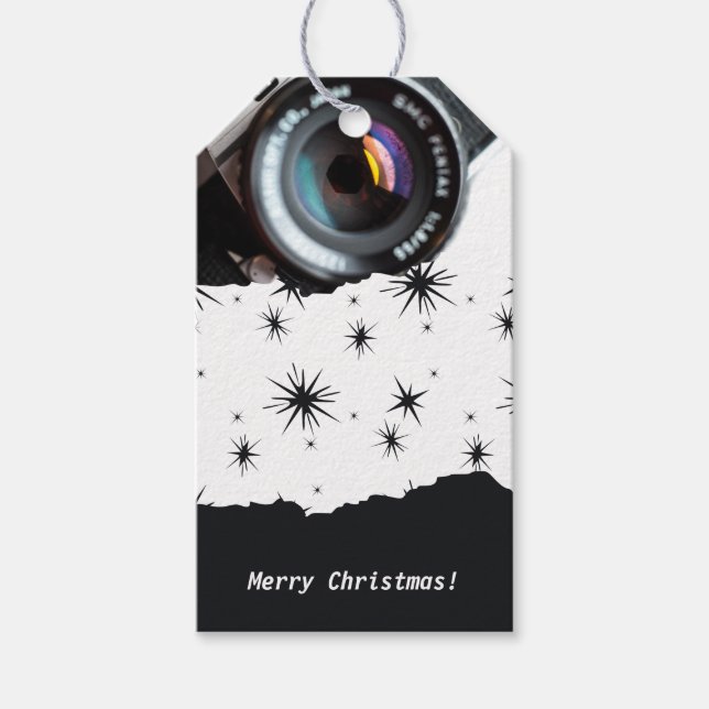 Photographer Promotional Merry Christmas Gift Tags (Front)