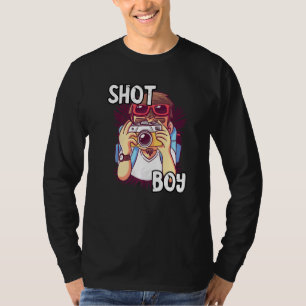 Photographer Shot Boy Photo Camera Lens Photograph T-Shirt