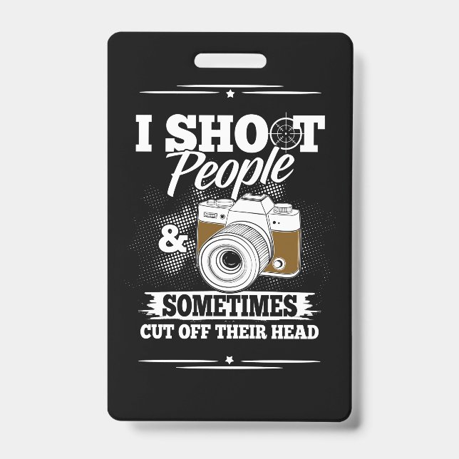 Photographer Take People Everyday Badge (Front)