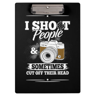 Photographer Take People Everyday Clipboard