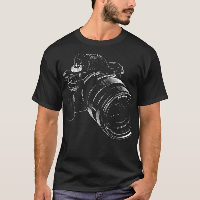 Photographer Tshirts Cool Camera (Front)