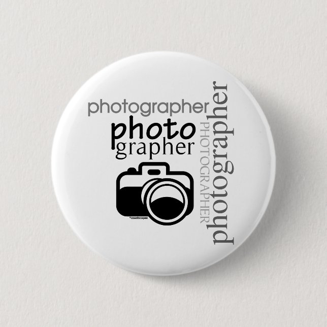 Photographer v.2 2 inch round button (Front)