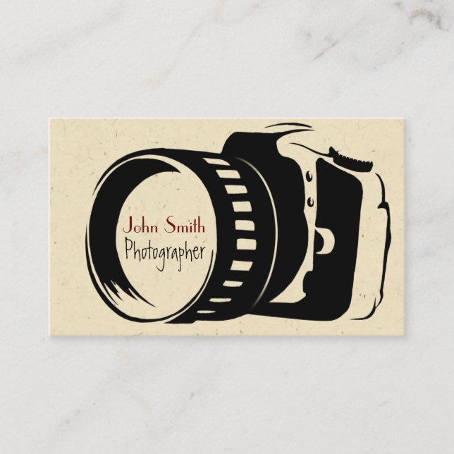 Photographer (videographer) card (Front)