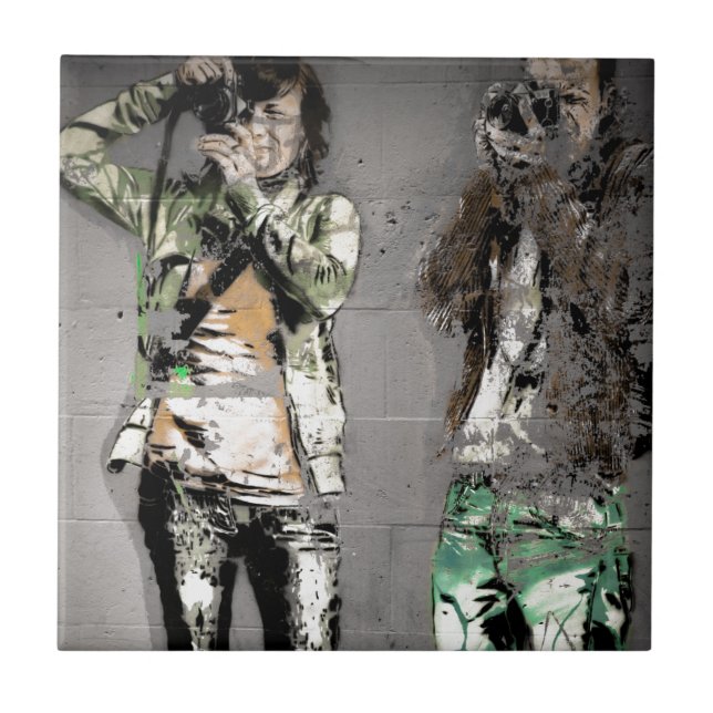 Photographer's Graffiti Tile (Front)