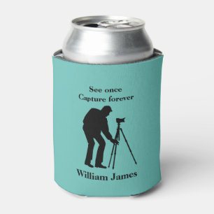 Photographers personalized can cooler