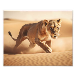 Photographic Print-Lioness Photo Print