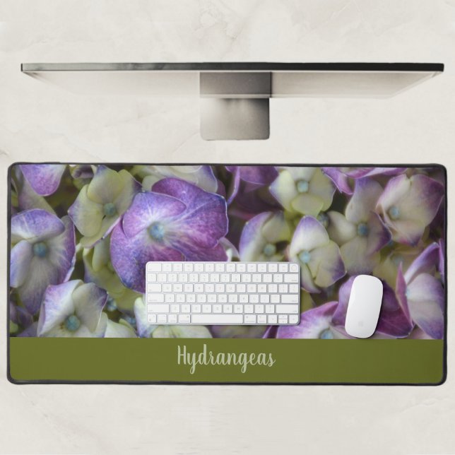 Photographie botanique de l'Hydrangée violette et  (Créateur téléchargé)
