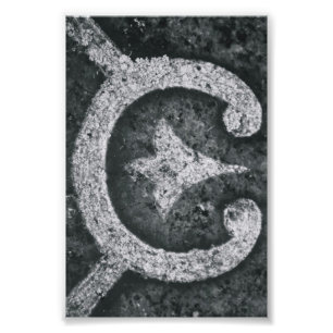 Photographie C1 4x6 noir et blanc de lettre