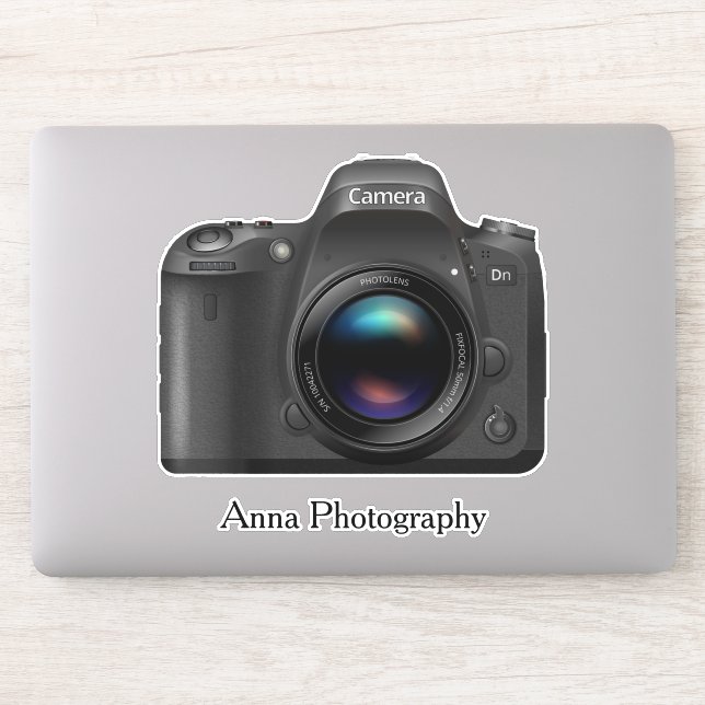 Photographie Camera Design Contour Sticker (Ordinateur)