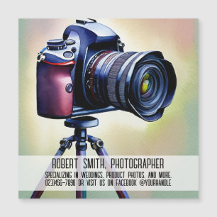 Photographie Carte magnétique professionnelle