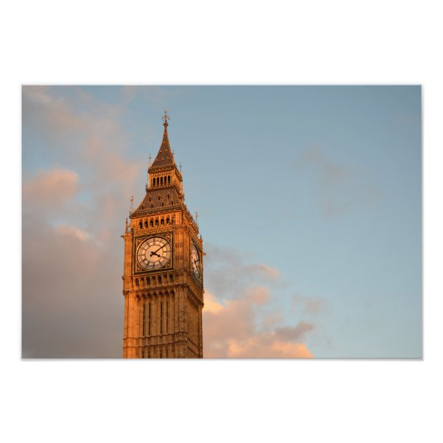 Photographie de Big Ben à Londres (Devant)