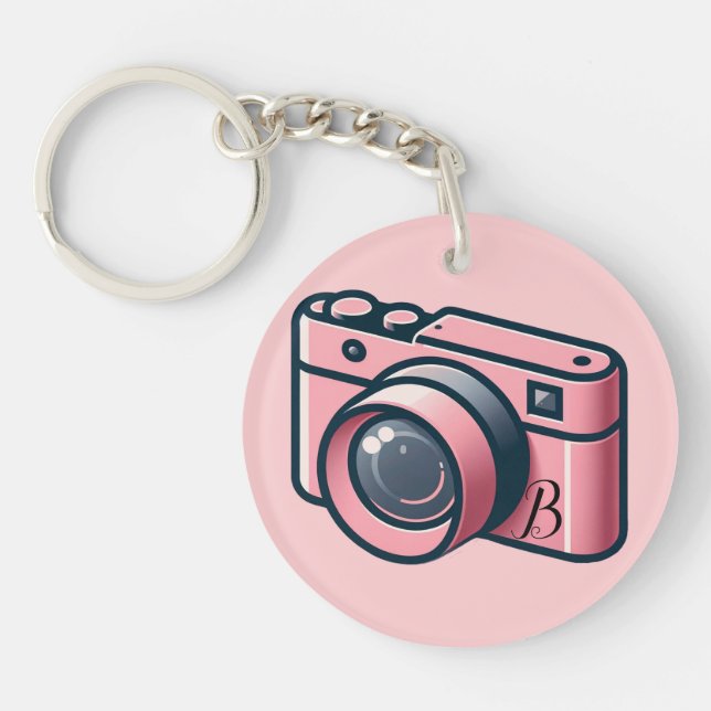 Photographie de caméra Girly Pink & Grey personnal (Devant)