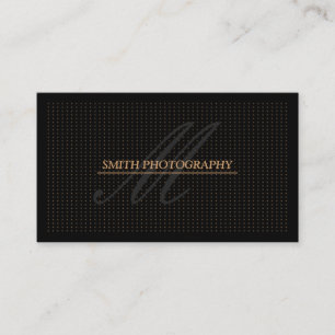 Photographie de Dots d'or moderne Carte de visite 