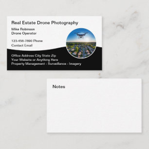 Photographie de drone immobilier Carte de visite