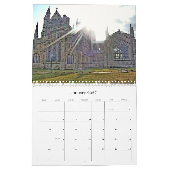 Photographie de l'Angleterre de 2010 calendriers (Jan 2027)