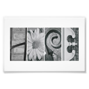 photographie de lettre d'alphabet de 4 x 6 espoirs