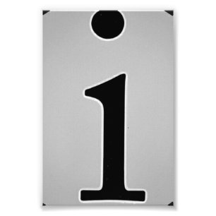Photographie de lettre d'alphabet I5 noir et blanc