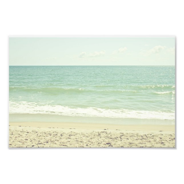 Photographie de plage de Mint Green Pastel (Devant)