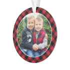 Photographie de plaid moderne de Buffalo rouge et 