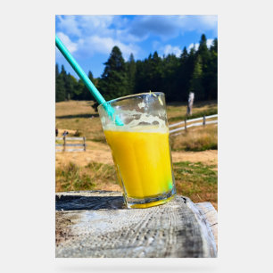 Photographie de plein air au jus d'orange – Forêt 