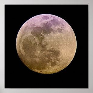 Photographie de Pleine lune Impression de l'affich