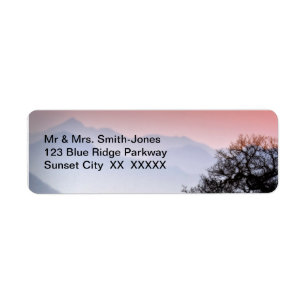Photographie de voyage de GSMNP Sunset Blue Ridge 