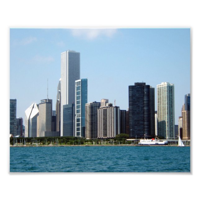 Photographie du paysage urbain de Chicago (Devant)