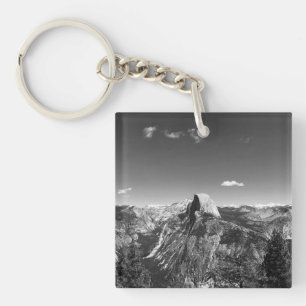 Photographie en noir et blanc de Glacier Point Yos