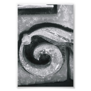 Photographie G1 4x6 noir et blanc de lettre
