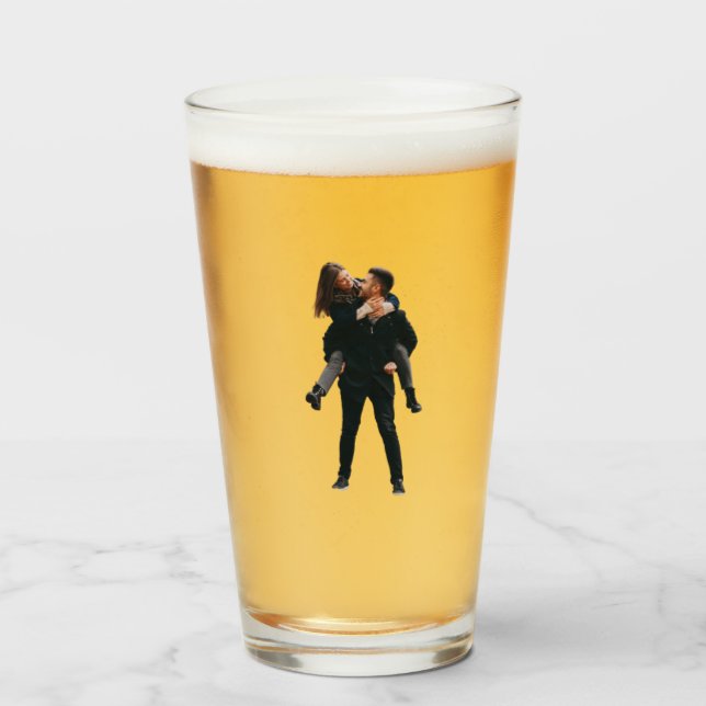 Photographie gravée Whiskey/Vin Verre Etched Photo (Devant (rempli))