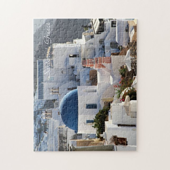 Photographie haute définition Santorin, puzzle (Vertical)