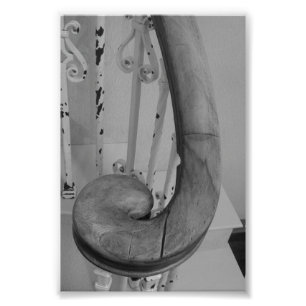 Photographie J5 4x6 noir et blanc de lettre